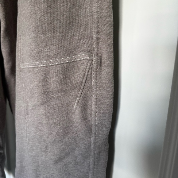 Aerie Seams Right Barrel Sweatpant medium tall heathered taupe SOLD OUT - Picture 7 of 10